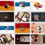 20 Free Modern Wedding Album Cover PSD Templates For Photoshop