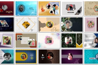 20 Free Wedding Album Cover PSD Templates for Couples 2026